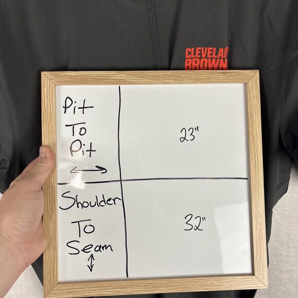 Nike Cleveland Browns On Field Team Issue Jacket Short Sleeve FQ9433-060 Large - Picture 8 of 8